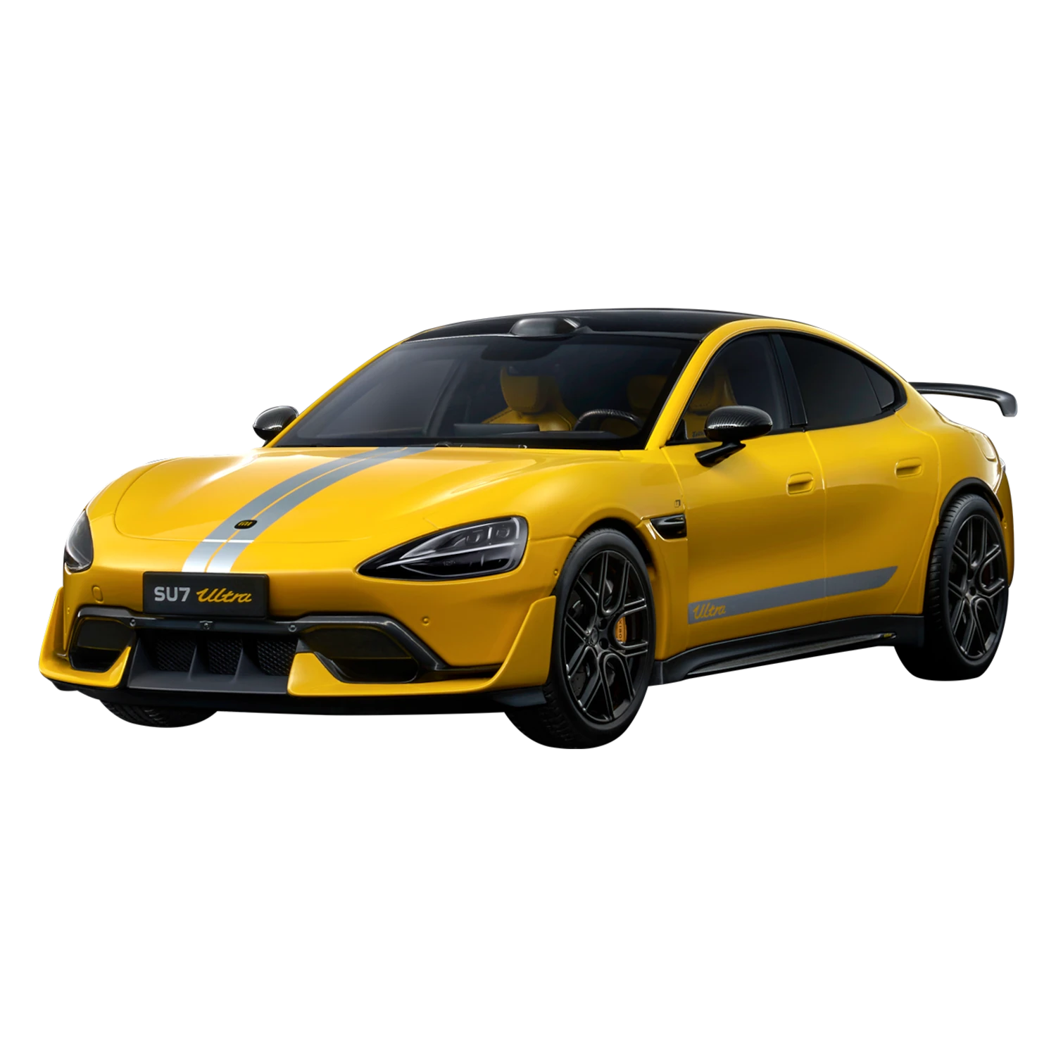 Xiaomi SU7 Ultra 1/18  villám sárga fém modellautó / BHR08KQGL