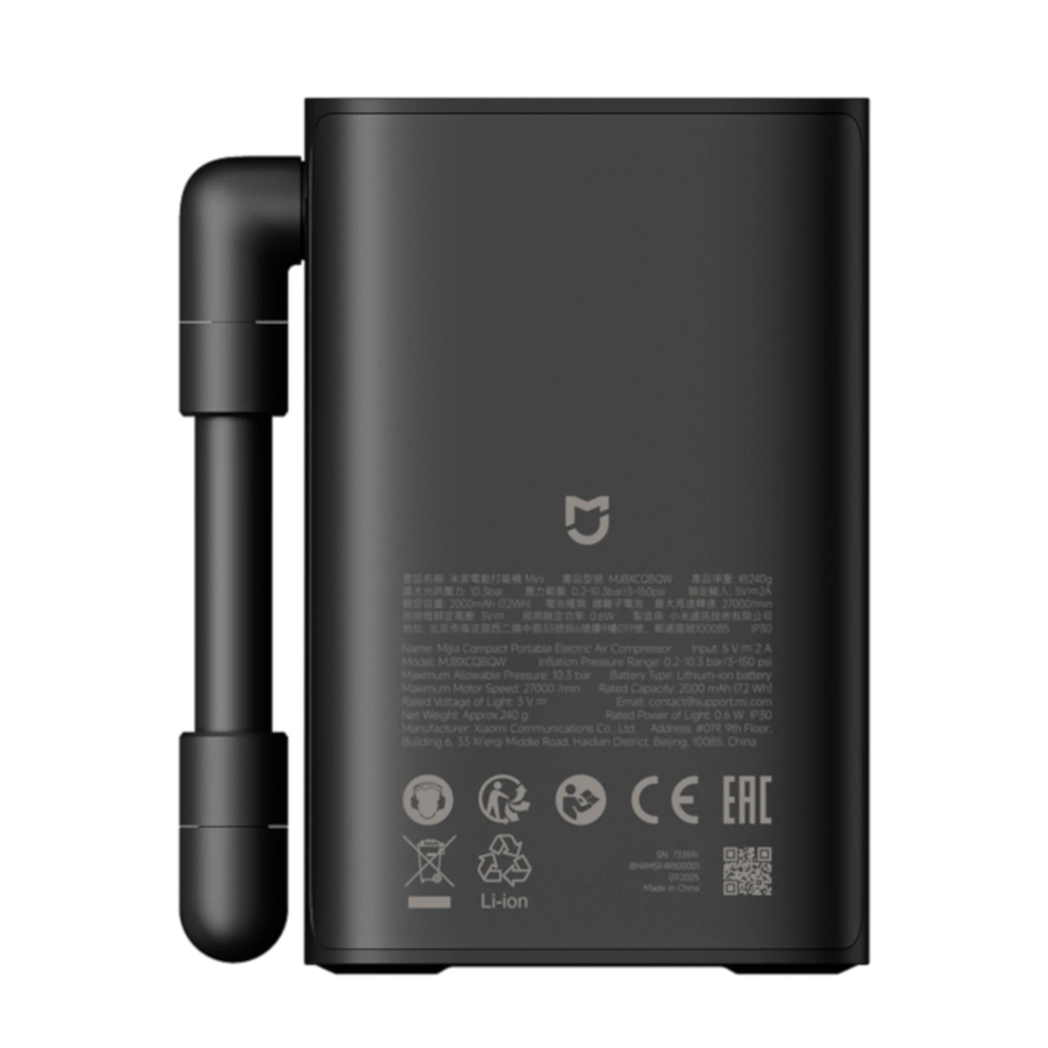 Mijia Compact Portable Electric Air kompresszor / BHR08TYGL